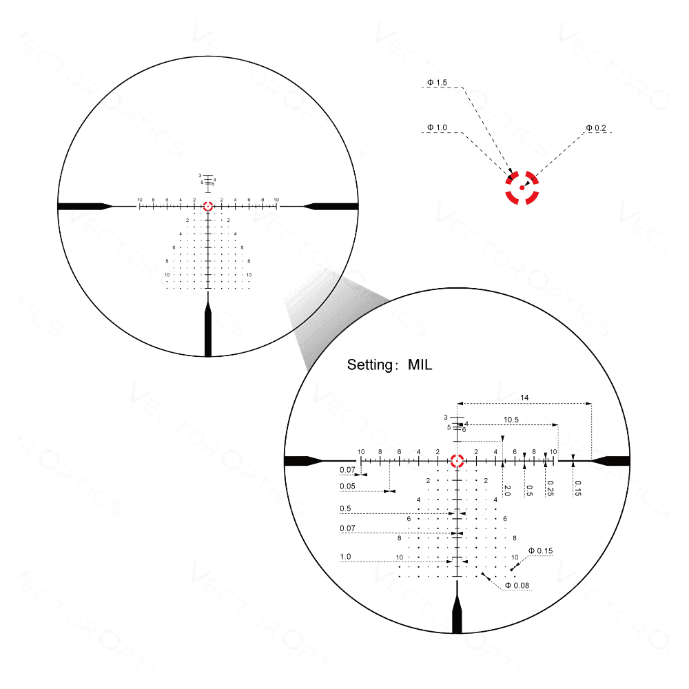 Фото Оптический прицел Vector Optics Continental x10 1-10x28 ED FFP VET-CTR в интернет-магазине Nickhunter